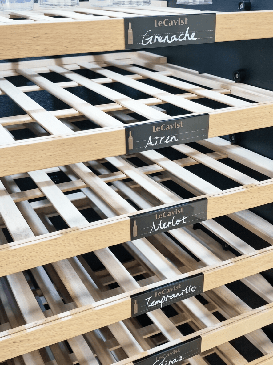 LECAVIST Wine Cabinet - 76 Bottle - Single Zone - Freestanding - Black (LCS100VNFS) PRE - ORDER - Freestanding - LeCavist Wine Cabinets