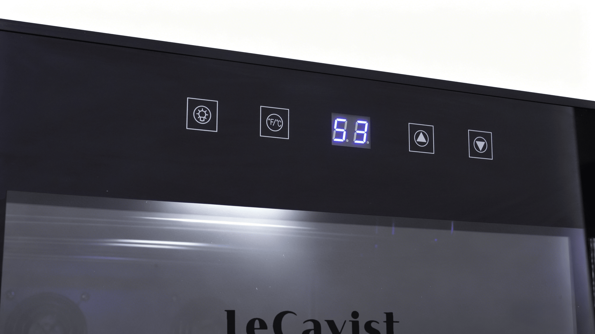 LECAVIST Wine Cabinet - 76 Bottle - Single Zone - Freestanding - Black (LCS100VNFS) PRE - ORDER - Freestanding - LeCavist Wine Cabinets