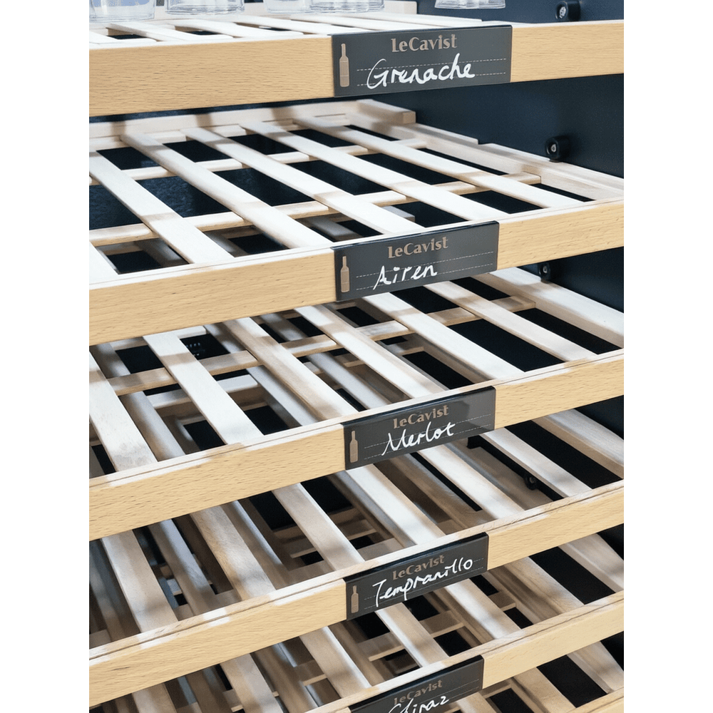 INSIDE: LECAVIST Wine Cabinet - 76 Bottle - Single Zone - Freestanding - Black (LCS100VNFS) PRE-ORDER - Freestanding - LeCavist Wine Cabinets