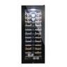 LECAVIST Wine Cabinet - 76 Bottle - Single Zone - Freestanding - Black (LCS100VNFS)