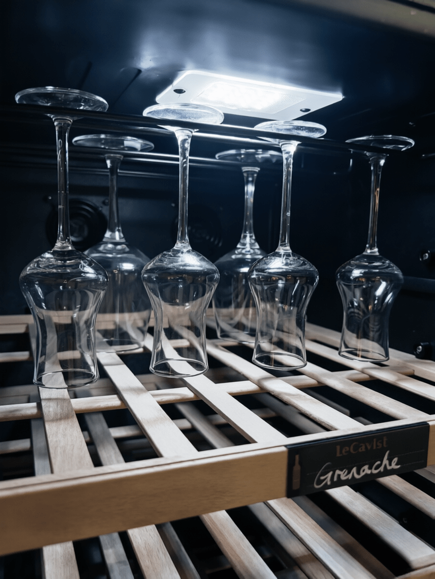 LECAVIST Wine Cabinet - 76 Bottle - Single Zone - Freestanding - Black (LCS100VNFS) PRE - ORDER - Freestanding - LeCavist Wine Cabinets