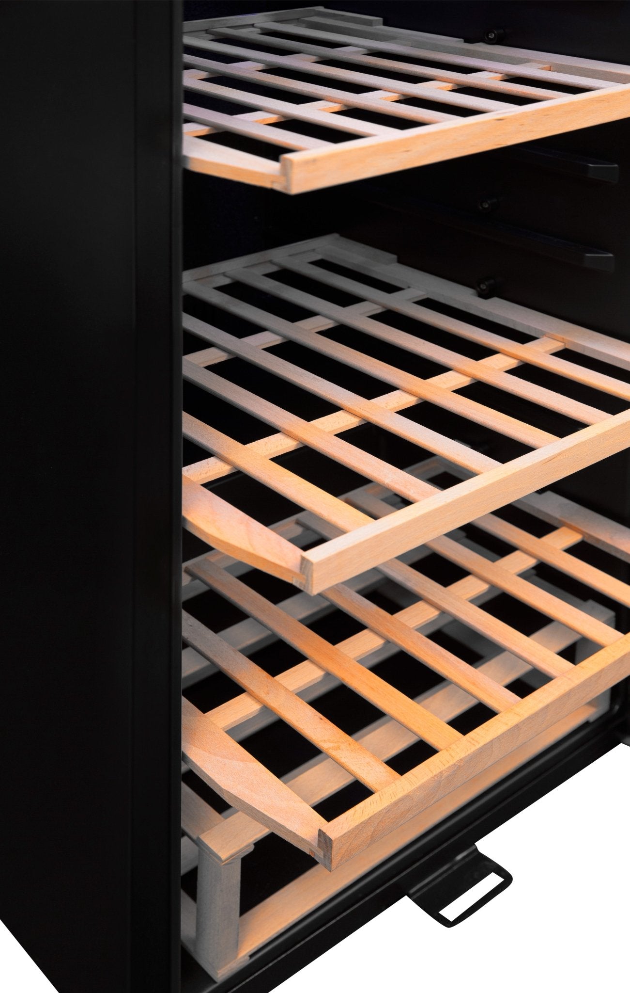 LECAVIST Wine Cabinet - 97 Bottle - Single Zone - Freestanding - Black (LCS100VN) PRE - ORDER - Freestanding - LeCavist Wine Cabinets