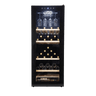 LECAVIST Wine Cabinet - 97 Bottle - Single Zone - Freestanding - Black (LCS100VN)