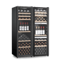 LECAVIST Wine Cabinet Duo - 308 Bottle (140 + 168) - Triple Zone + Single Zone - Freestanding - Black (LEK208PVX2)