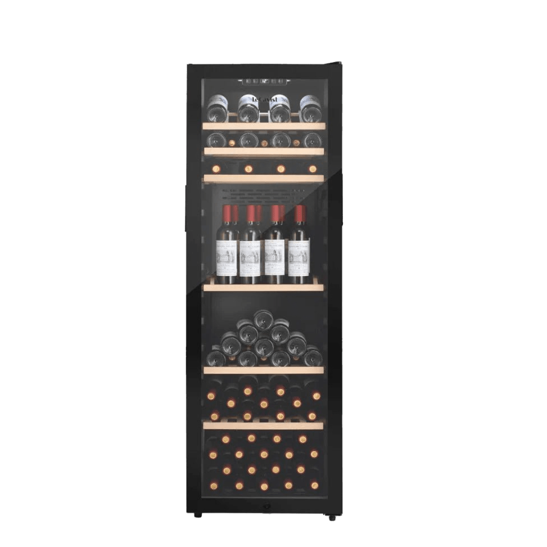 LECAVIST Wine Cabinet Duo - 308 Bottle (140 + 168) - Triple Zone + Single Zone - Freestanding - Black (LEK208PVX2) - Freestanding - LeCavist Wine Cabinets