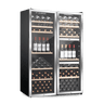 LECAVIST Wine Cabinet Duo - 308 Bottle (140 + 168) - Triple Zone + Single Zone - Freestanding - Stainless Steel (LEK208PVXX2)