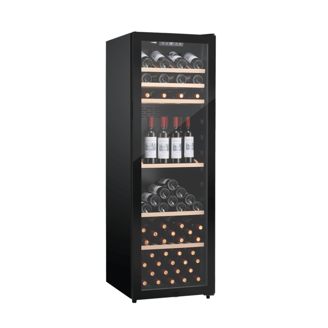 PRODUCT: LECAVIST Wine Cabinet Duo – 336 Bottle (2 × 168) – Single Zone – Freestanding - Black (LEK168PVX2) PRE-ORDER - Freestanding - LeCavist Wine Cabinets
