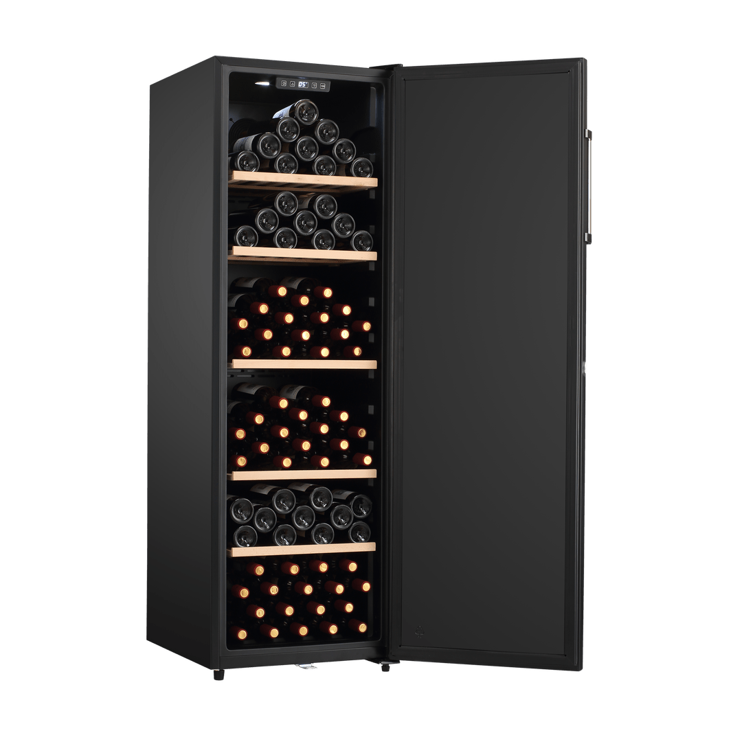PRODUCT: LECAVIST Wine Cabinet Duo – 336 Bottle (2 x 168)- Single Zone– Freestanding – Black (LKV168PNDXX2) - Freestanding - LeCavist Wine Cabinets
