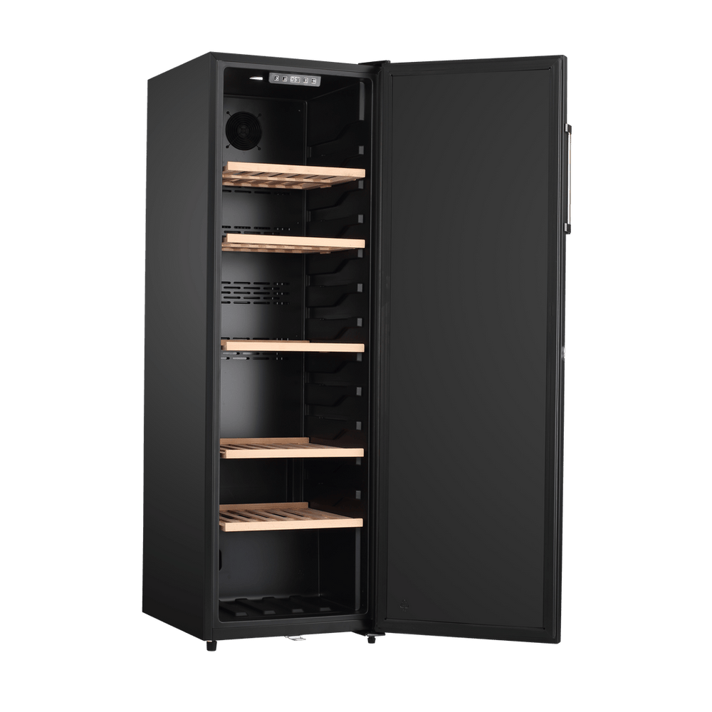 PRODUCT: LECAVIST Wine Cabinet Duo – 336 Bottle (2 x 168)- Single Zone– Freestanding – Black (LKV168PNDXX2) - Freestanding - LeCavist Wine Cabinets