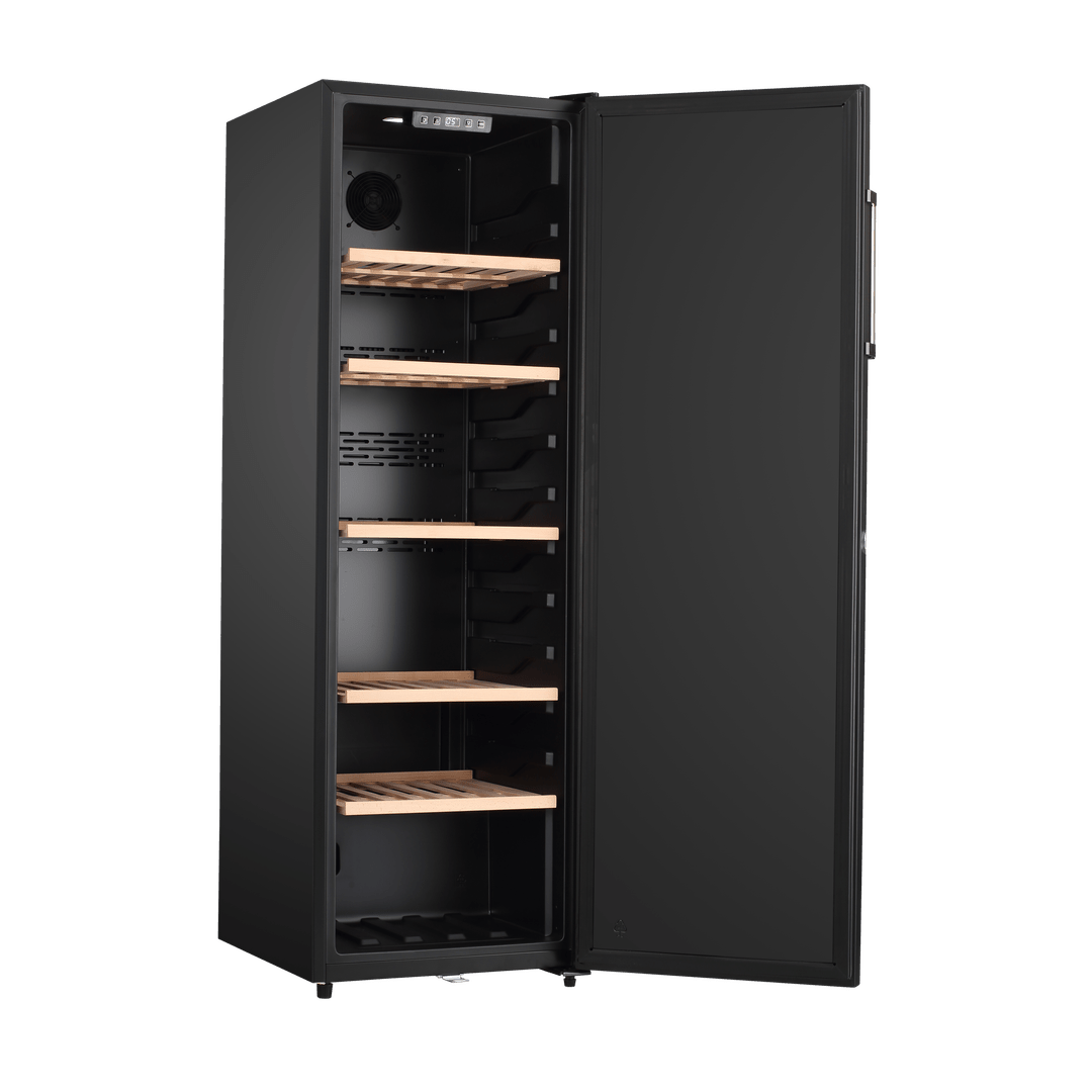 PRODUCT: LECAVIST Wine Cabinet Duo – 336 Bottle (2 x 168)- Single Zone– Freestanding – Black (LKV168PNDXX2) - Freestanding - LeCavist Wine Cabinets