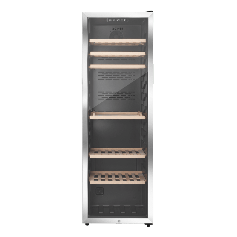 PRODUCT: LECAVIST Wine Cabinet Duo - 336 Bottle (2 x 168) - Single Zone - Freestanding - Stainless Steel (LEK168PVXX2) - Freestanding - LeCavist Wine Cabinets