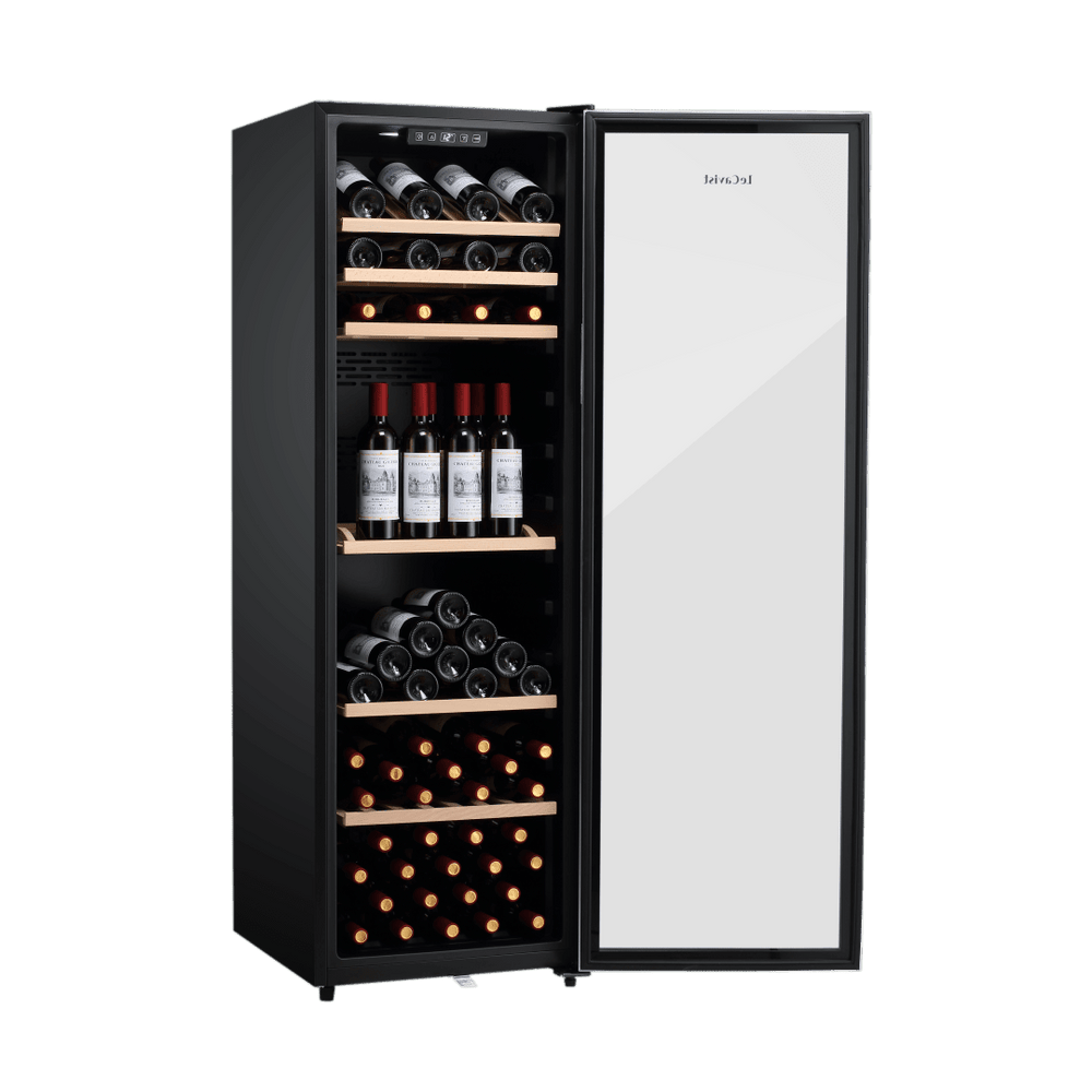 PRODUCT: LECAVIST Wine Cabinet Duo - 336 Bottle (2 x 168) - Single Zone - Freestanding - Stainless Steel (LEK168PVXX2) - Freestanding - LeCavist Wine Cabinets