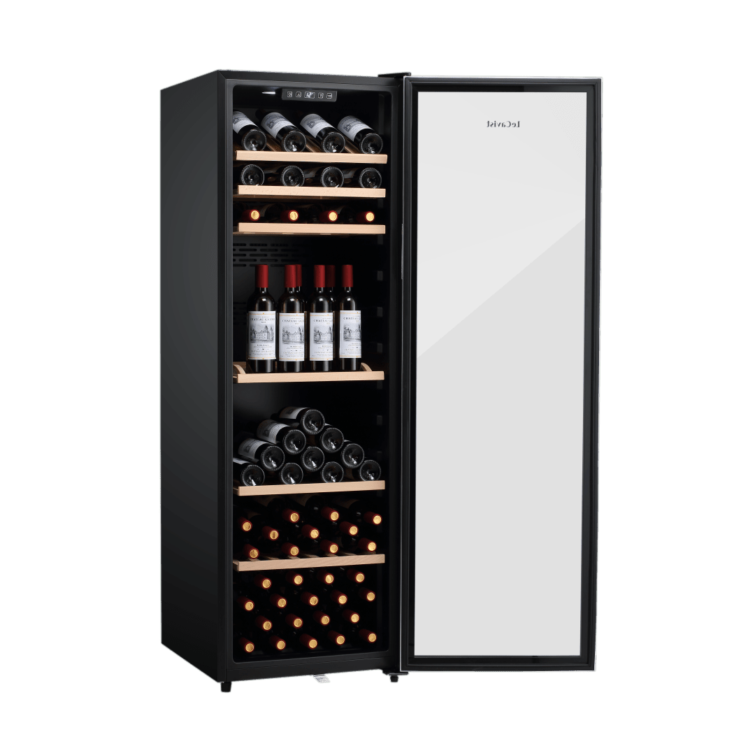 PRODUCT: LECAVIST Wine Cabinet Duo - 336 Bottle (2 x 168) - Single Zone - Freestanding - Stainless Steel (LEK168PVXX2) - Freestanding - LeCavist Wine Cabinets