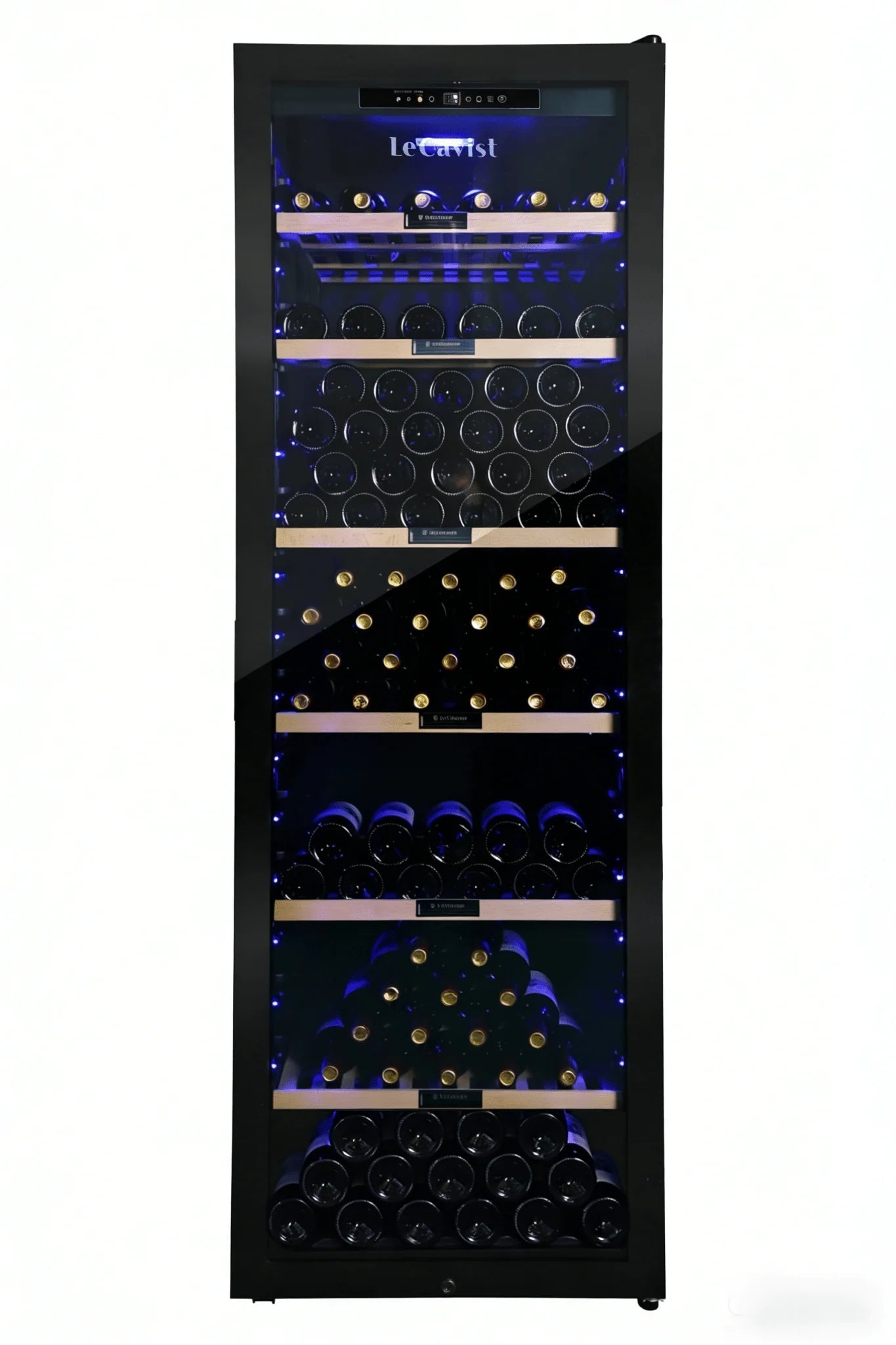 LECAVIST Wine Cabinet Duo - 474 Bottle (248 + 226) - Single Zone + Dual Zone - Freestanding - Black (LCS470VNX2) - Freestanding - LeCavist Wine Cabinets