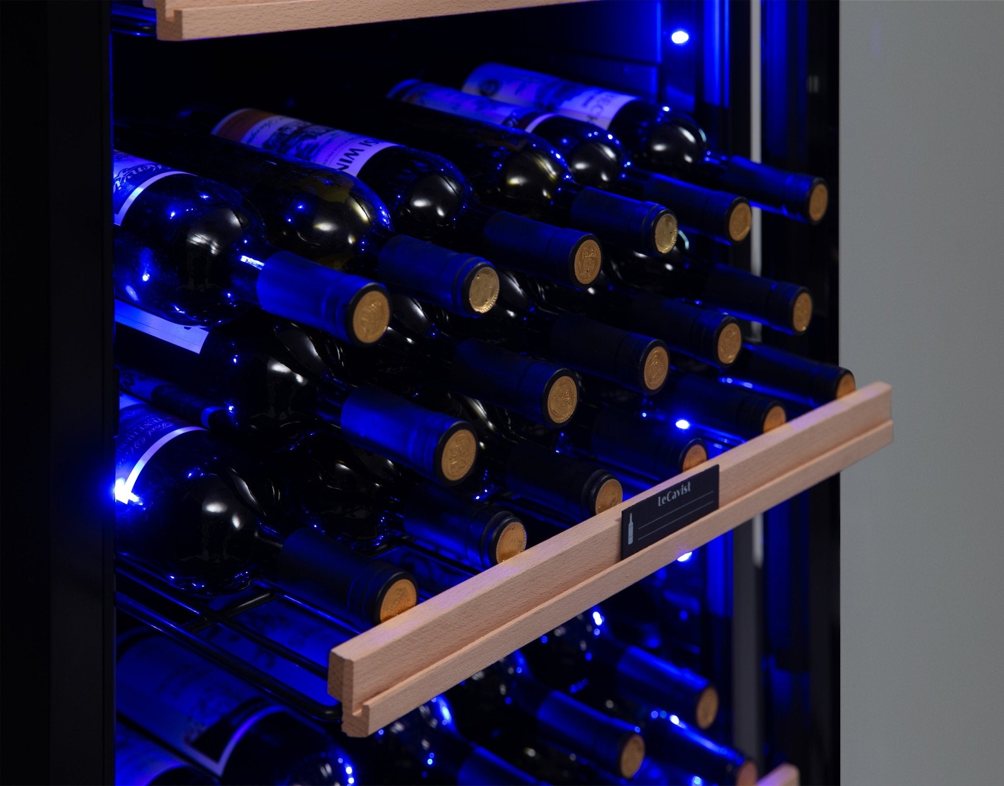 LECAVIST Wine Cabinet Duo – 496 Bottle (2 × 248) – Single Zone – Freestanding – Black (LCS240VN1Z1DX2) - LeCavist Wine Cabinets