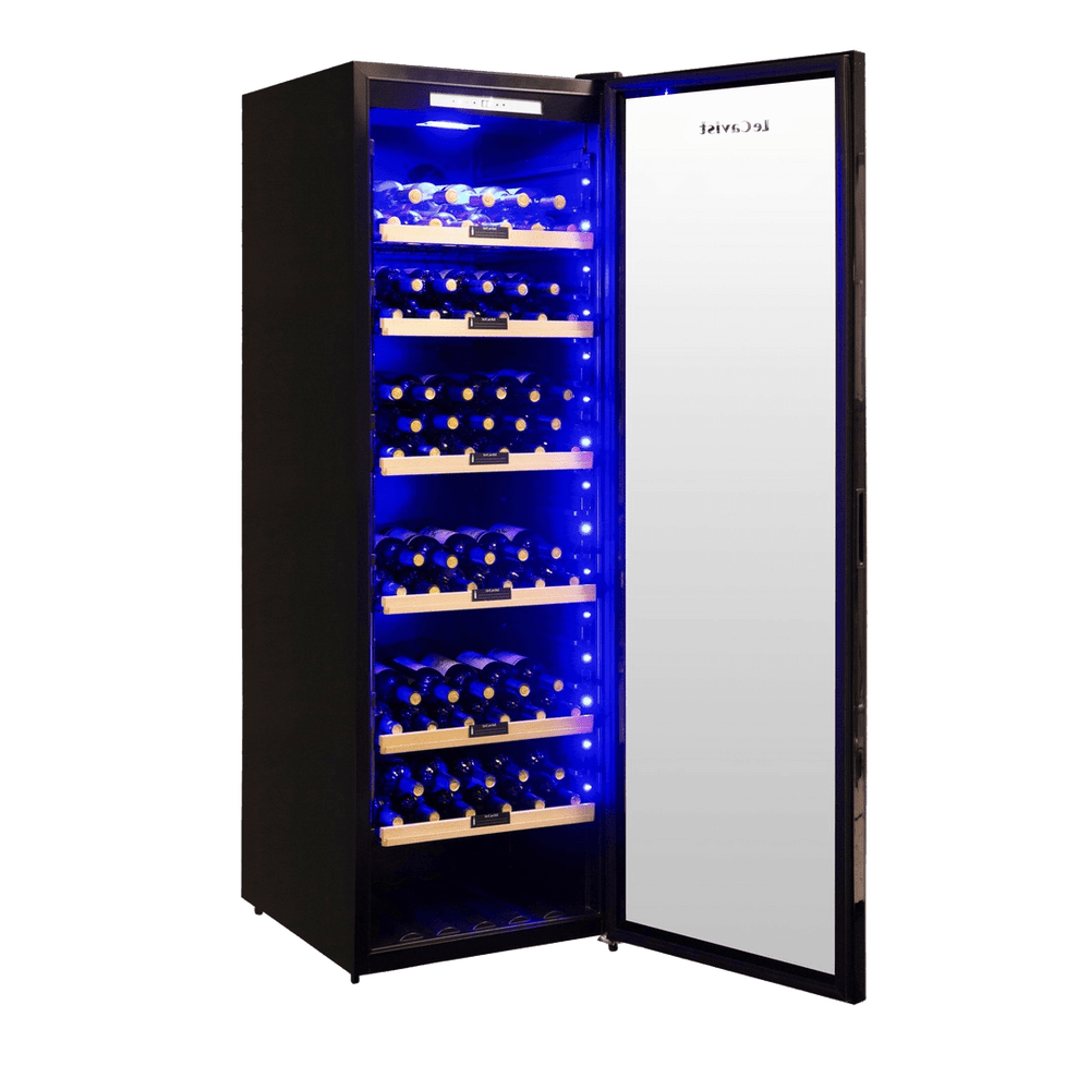 PRODUCT: LECAVIST Wine Cabinet Duo – 496 Bottle (2 × 248) – Single Zone – Freestanding – Black (LCS240VN1Z1DX2) - LeCavist Wine Cabinets