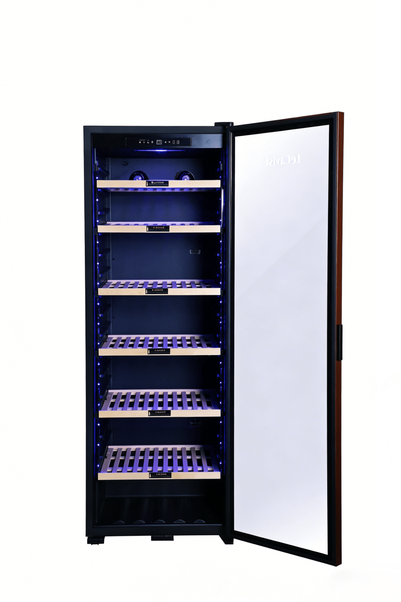LECAVIST Wine Cabinet Duo – 496 Bottle (2 × 248) – Single Zone – Freestanding – Black (LCS240VN1Z1DX2) - LeCavist Wine Cabinets