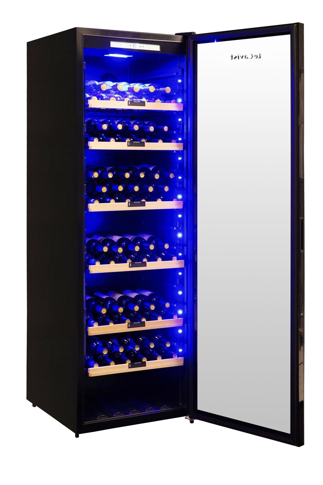 LECAVIST Wine Cabinet Duo – 496 Bottle (2 × 248) – Single Zone – Freestanding – Black (LCS240VN1Z1DX2) - LeCavist Wine Cabinets