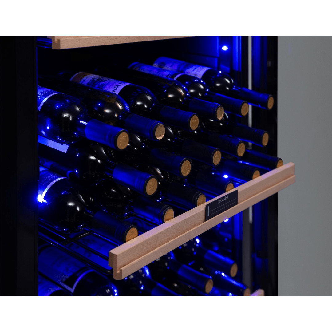 LECAVIST Wine Cabinet Duo – 496 Bottle (2 × 248) – Single Zone – Freestanding – Black (LCS240VN1Z1DX2) - LeCavist Wine Cabinets