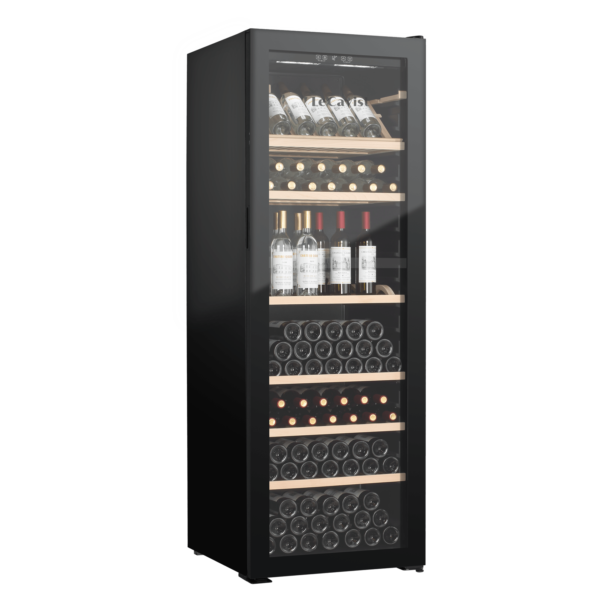 LECAVIST Wine Cabinet Duo – 588 Bottle Capacity (2 × 294) – Single Zone – Freestanding – Black (LJ294VNX2) - PREORDER - Freestanding - LeCavist Wine Cabinets