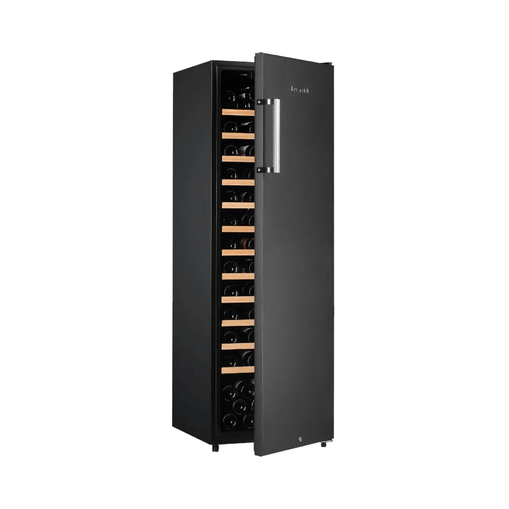 PRODUCT: LECAVIST Wine Cellar - 109 Bottle - Single Zone - Freestanding - Black (LKV168PNDXFS) - Freestanding - LeCavist Wine Cabinets