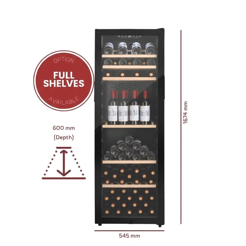 Maison 168 Bottle Single Zone - Freestanding - LeCavist Wine Cabinets