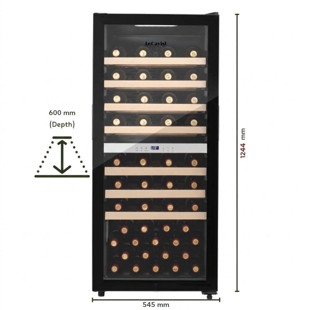 Maison 77 Bottle Dual Zone FS - Freestanding - LeCavist Wine Cabinets