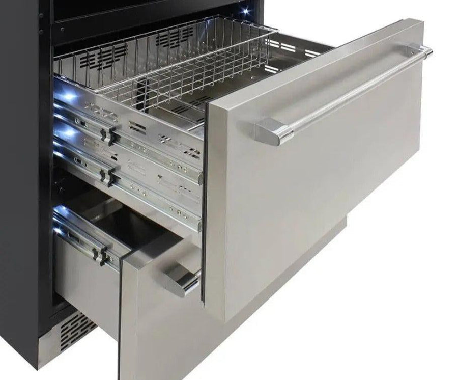 Spacious & Temperature-Controlled Drawers
