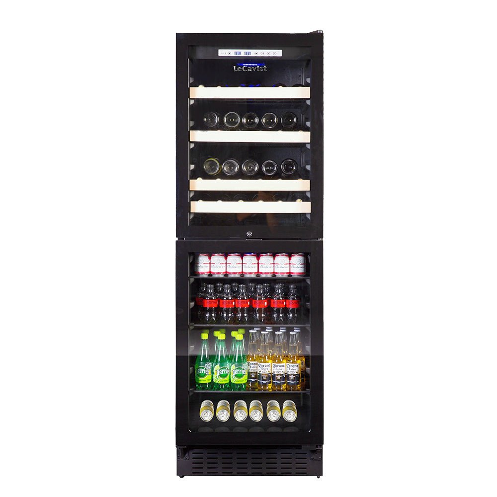 Lecavist 220 Bottle Wine Cabinet Dual zone Black LCS140VN2Z2D - Built - In - Lecavist